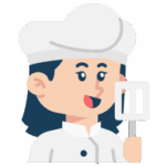 kucharka kobieta - grafika