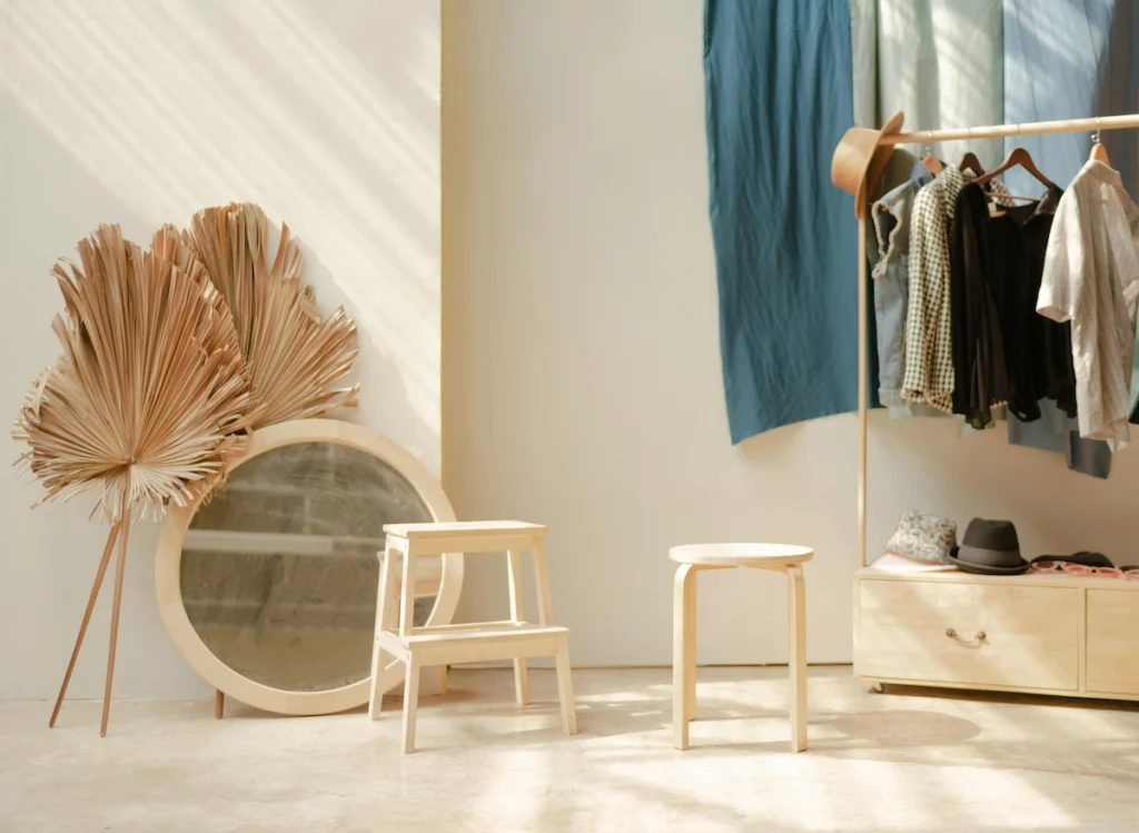 Naturalne materiały we wnętrzu - Zdjęcie