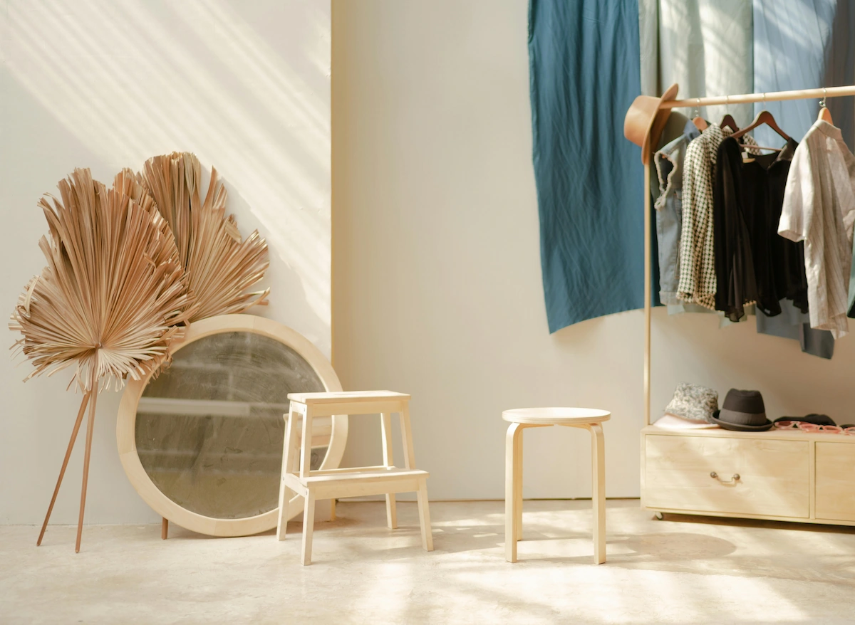 Naturalne materiały we wnętrzu - Zdjęcie