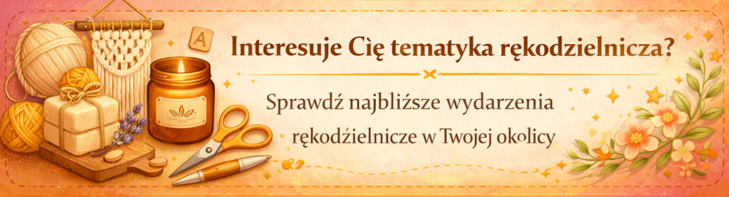 Sprawdź Wydarzenia Rękodzielnicze w Kalendarzu Rękodzieła - Baner