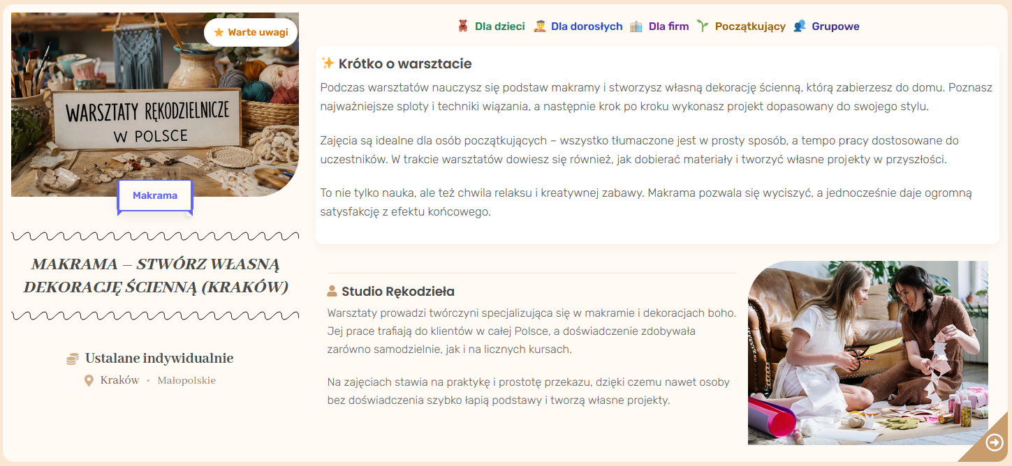 Warsztat wyróżniony